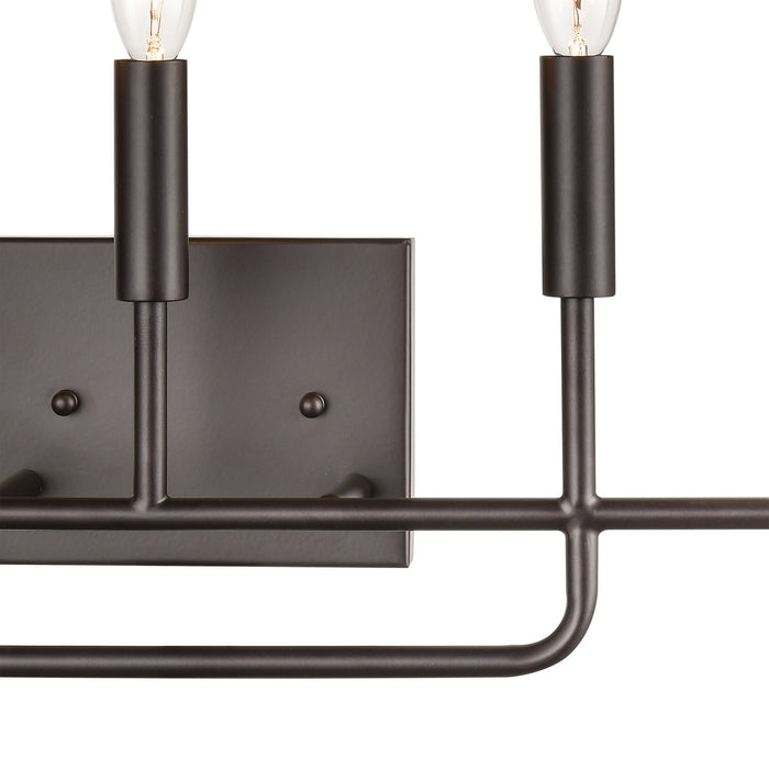 Five Light Bath Bar from the Park Slope collection in Oil Rubbed Bronze finish