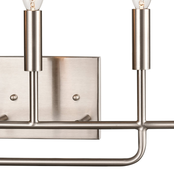 Five Light Bath Bar from the Park Slope collection in Brushed Nickel finish