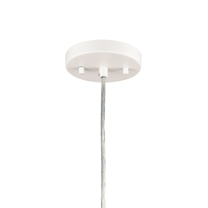 One Light Pendant from the Chelsea collection in White finish