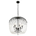 Varaluz - 343P06MB - Six Light Pendant - Voliere - Havana Gold