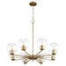 Quorum - 6317-8-80 - Eight Light Chandelier - Voln - Aged Brass