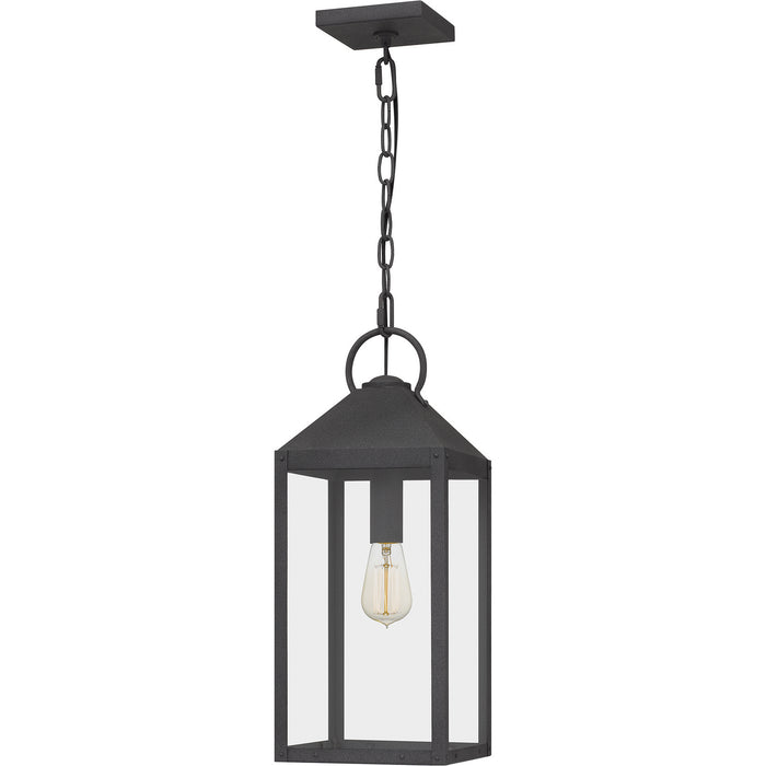 Quoizel - TPE1908MB - One Light Outdoor Hanging Lantern - Thorpe - Mottled Black