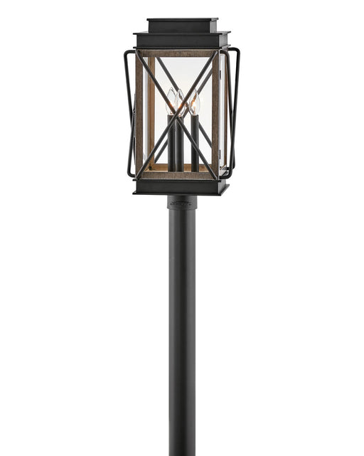 Hinkley - 11191BK - Three Light Post Top or Pier Mount - Montecito - Black