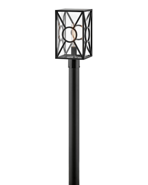 Hinkley - 18371BK - One Light Post Top or Pier Mount - Brixton - Black
