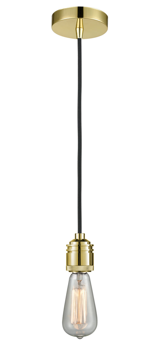 Innovations - 100GD-10BK-2GD - One Light Mini Pendant - Winchester - Gold