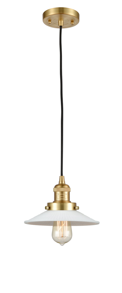 Innovations - 201C-SG-G1-LED - LED Mini Pendant - Franklin Restoration - Satin Gold