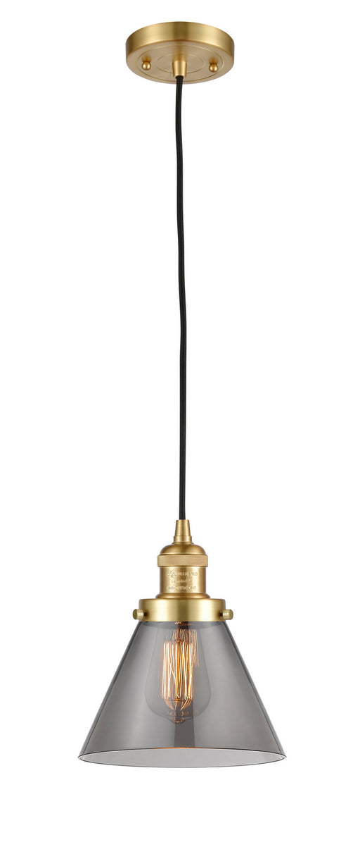 Innovations - 201C-SG-G43-LED - LED Mini Pendant - Franklin Restoration - Satin Gold