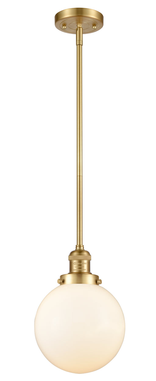 Innovations - 201S-SG-G201-8-LED - LED Mini Pendant - Franklin Restoration - Satin Gold