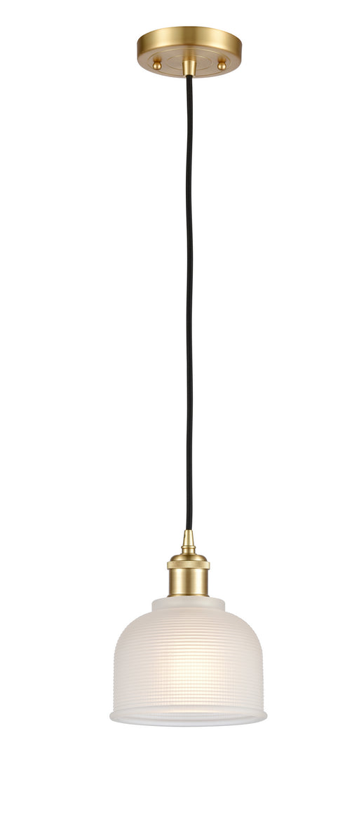 Innovations - 516-1P-SG-G411-LED - LED Mini Pendant - Ballston - Satin Gold