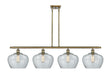Innovations - 516-4I-AB-G92-L-LED - LED Island Pendant - Ballston - Antique Brass