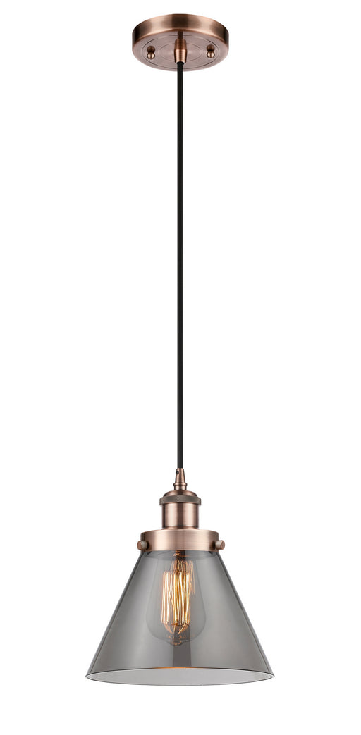 Innovations - 916-1P-AC-G43-LED - LED Mini Pendant - Ballston - Antique Copper