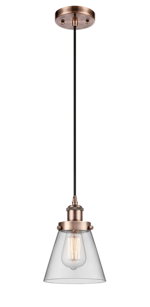Innovations - 916-1P-AC-G62-LED - LED Mini Pendant - Ballston - Antique Copper