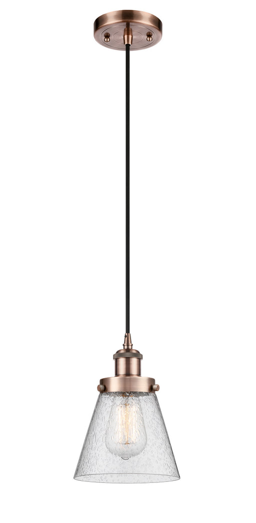 Innovations - 916-1P-AC-G64-LED - LED Mini Pendant - Ballston - Antique Copper
