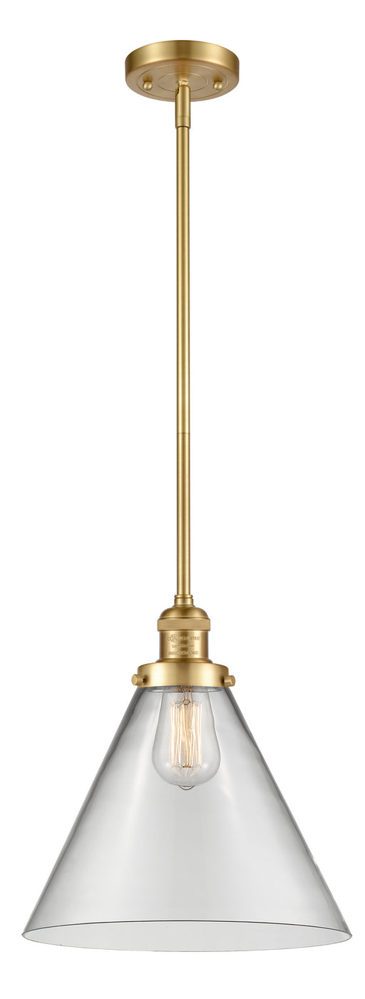 Innovations - 201S-SG-G42-L - One Light Mini Pendant - Franklin Restoration - Satin Gold