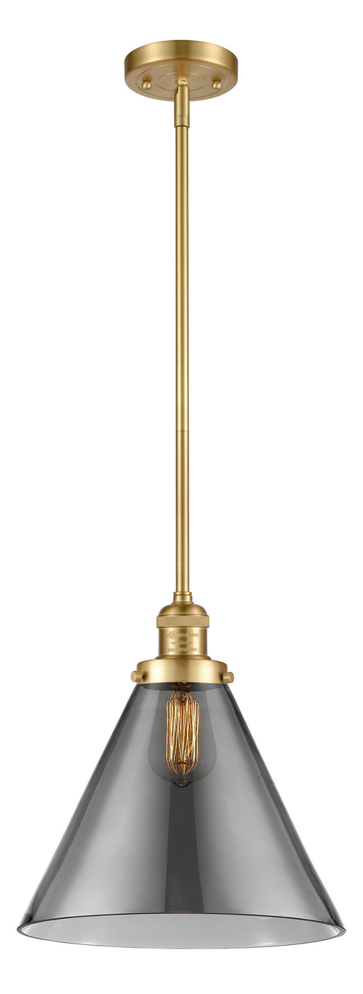 Innovations - 201S-SG-G43-L - One Light Mini Pendant - Franklin Restoration - Satin Gold