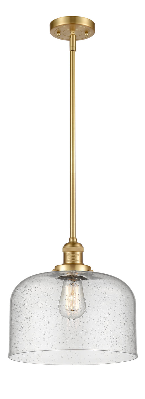 Innovations - 201S-SG-G74-L-LED - LED Mini Pendant - Franklin Restoration - Satin Gold