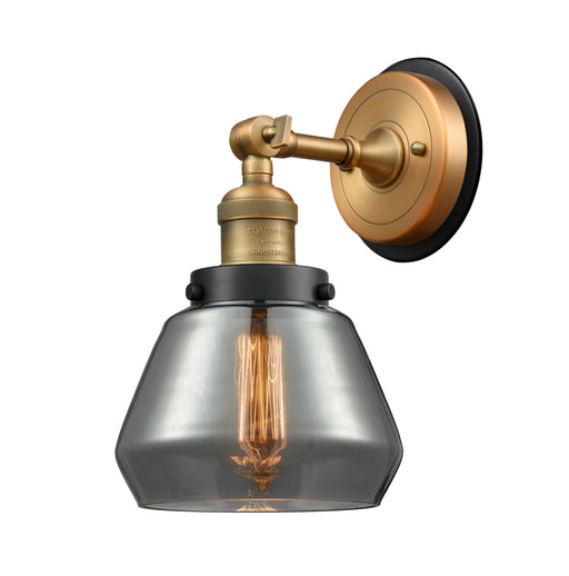 Innovations - 203BB-BPBK-HRBK-G173 - One Light Wall Sconce - Franklin Restoration - Brushed Brass
