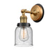 Innovations - 203BB-BPBK-HRBK-G54 - One Light Wall Sconce - Franklin Restoration - Brushed Brass