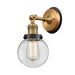 Innovations - 203BB-BPBK-HRBK-G202-6 - One Light Wall Sconce - Franklin Restoration - Brushed Brass