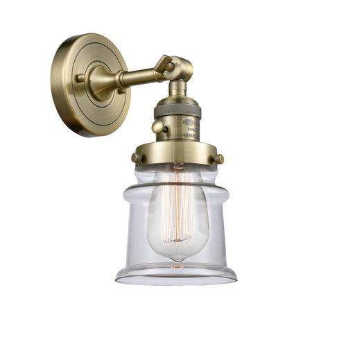 Innovations - 203SW-AB-G182S-LED - LED Wall Sconce - Franklin Restoration - Antique Brass