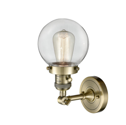 Innovations - 203SW-AB-G202-6-LED - LED Wall Sconce - Franklin Restoration - Antique Brass