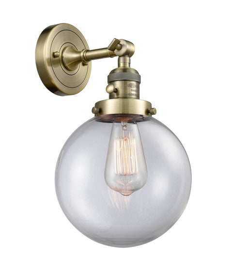Innovations - 203SW-AB-G202-8-LED - LED Wall Sconce - Franklin Restoration - Antique Brass