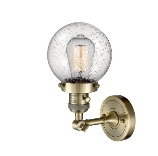 Innovations - 203SW-AB-G204-6-LED - LED Wall Sconce - Franklin Restoration - Antique Brass