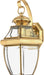 Quoizel - NY8316B - One Light Outdoor Wall Lantern - Newbury - Polished Brass
