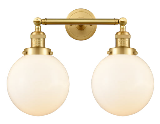 Innovations - 208-SG-G201-8-LED - LED Bath Vanity - Franklin Restoration - Satin Gold