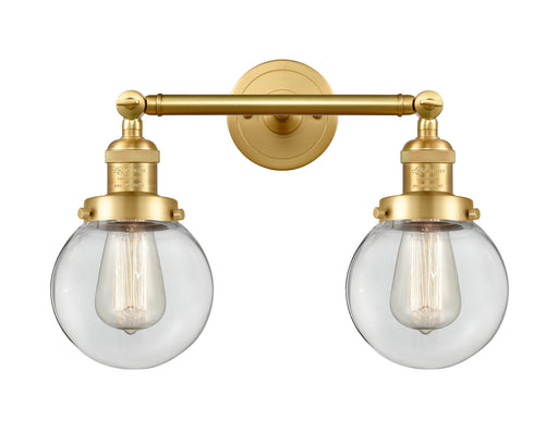 Innovations - 208-SG-G202-6-LED - LED Bath Vanity - Franklin Restoration - Satin Gold
