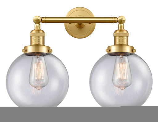 Innovations - 208-SG-G202-8-LED - LED Bath Vanity - Franklin Restoration - Satin Gold