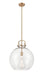 Innovations - 410-1S-BB-16CL - One Light Pendant - Newton - Brushed Brass
