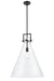 Innovations - 411-1S-BK-18CL - One Light Pendant - Newton - Matte Black