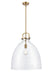 Innovations - 412-1S-BB-18CL - One Light Pendant - Newton - Brushed Brass