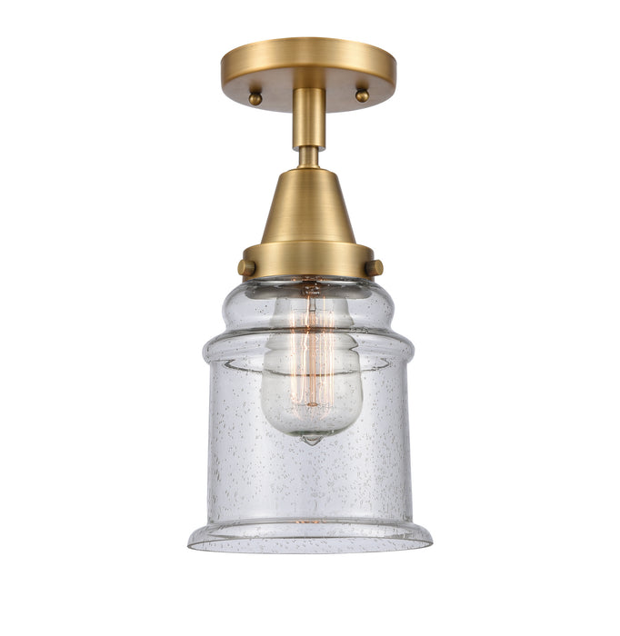Innovations - 447-1C-BB-G184 - One Light Flush Mount - Franklin Restoration - Brushed Brass