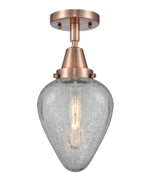 Innovations - 447-1C-AC-G165-LED - LED Flush Mount - Franklin Restoration - Antique Copper