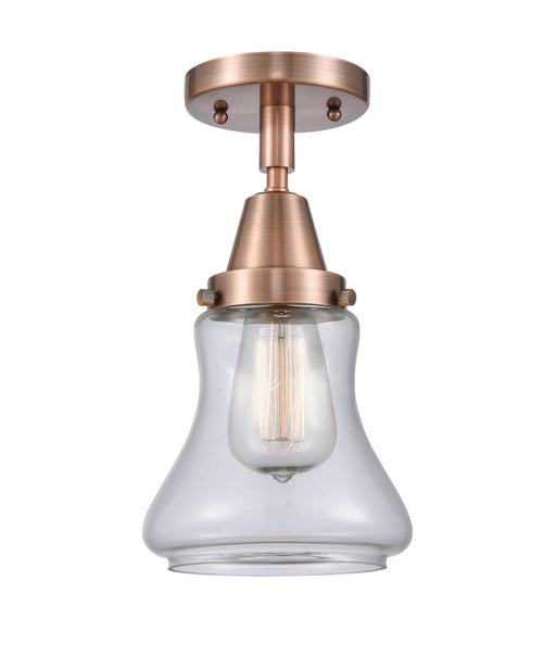 Innovations - 447-1C-AC-G192-LED - LED Flush Mount - Franklin Restoration - Antique Copper