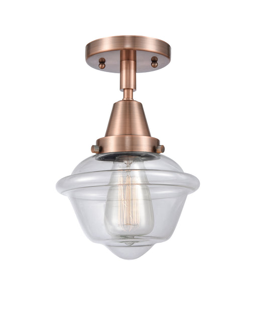 Innovations - 447-1C-AC-G532-LED - LED Flush Mount - Franklin Restoration - Antique Copper