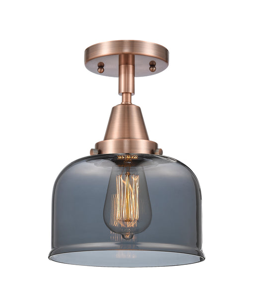 Innovations - 447-1C-AC-G73-LED - LED Flush Mount - Franklin Restoration - Antique Copper