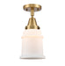 Innovations - 447-1C-BB-G181-LED - LED Flush Mount - Franklin Restoration - Brushed Brass