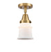 Innovations - 447-1C-BB-G181S-LED - LED Flush Mount - Franklin Restoration - Brushed Brass