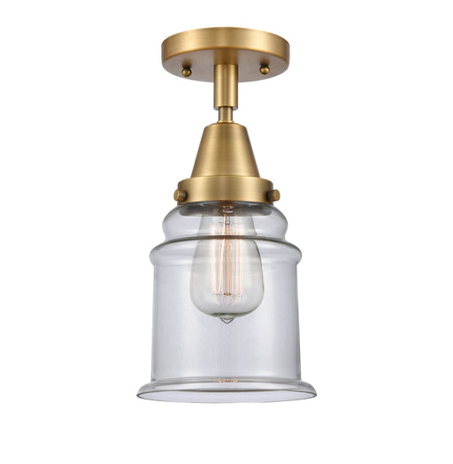 Innovations - 447-1C-BB-G182-LED - LED Flush Mount - Franklin Restoration - Brushed Brass