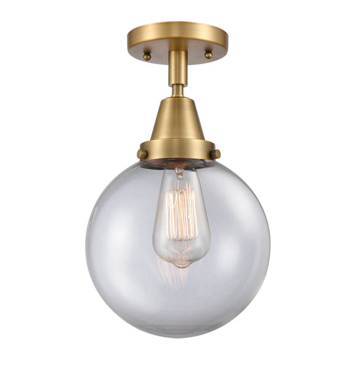 Innovations - 447-1C-BB-G202-8-LED - LED Flush Mount - Franklin Restoration - Brushed Brass