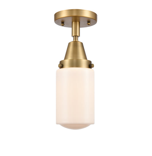 Innovations - 447-1C-BB-G311 - One Light Flush Mount - Franklin Restoration - Brushed Brass