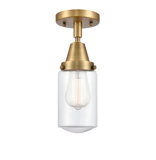 Innovations - 447-1C-BB-G312-LED - LED Flush Mount - Franklin Restoration - Brushed Brass