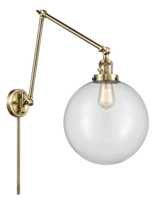 Innovations - 238-AB-G202-12 - One Light Swing Arm Lamp - Franklin Restoration - Antique Brass