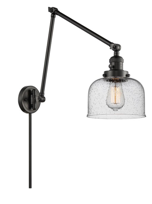 Innovations - 238-BK-G74-LED - LED Swing Arm Lamp - Franklin Restoration - Matte Black