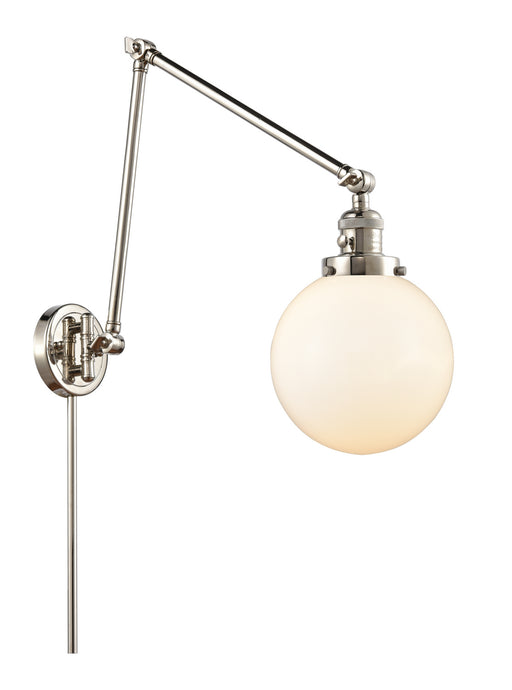 Innovations - 238-PN-G201-8-LED - LED Swing Arm Lamp - Franklin Restoration - Polished Nickel