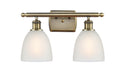 Innovations - 516-2W-AB-G381-LED - LED Bath Vanity - Ballston - Antique Brass