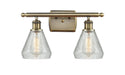 Innovations - 516-2W-AB-G275 - Two Light Bath Vanity - Ballston - Antique Brass